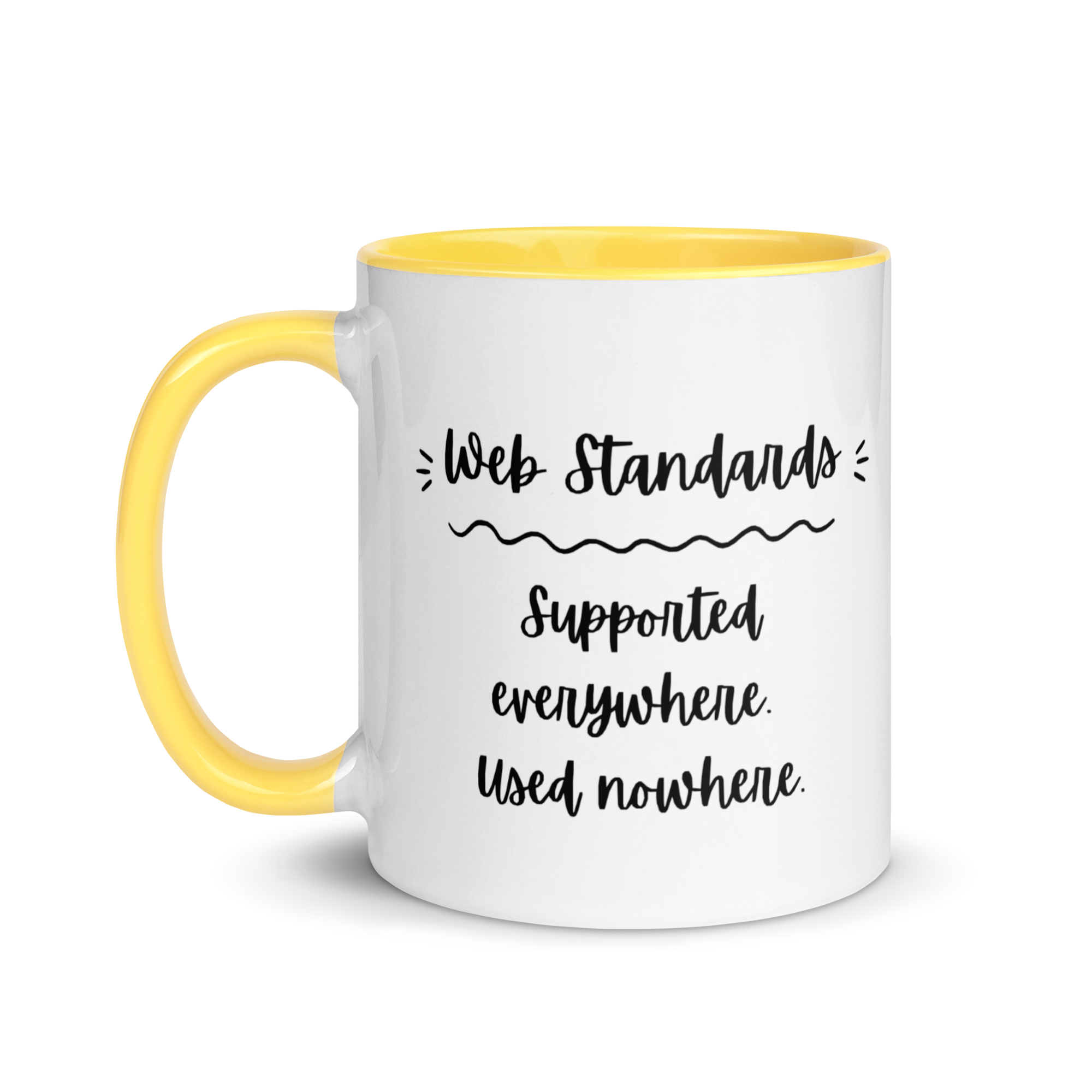 Web Standards Mug (with Color Inside)